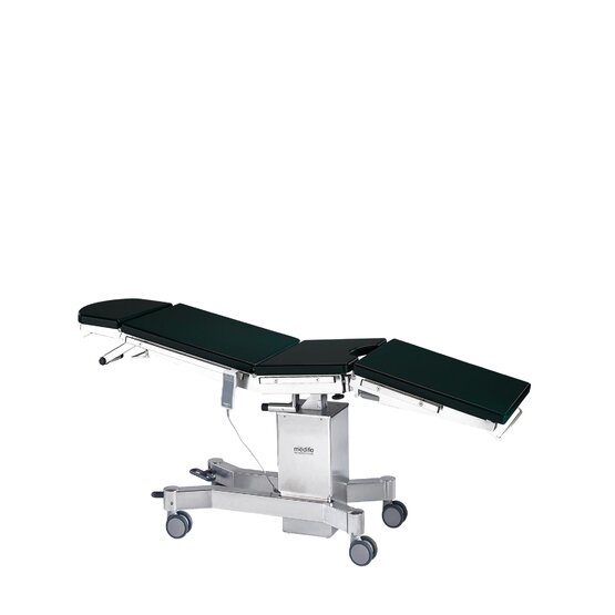 Electrically and manually adjustable operating table with electric height adjustment Medifa 501020