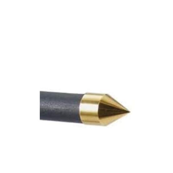 Sharp pointed conical probe, gold plated- 426