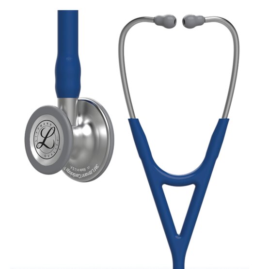 3M™ Littmann® Cardiology IV diagnostische stethoscoop, borststuk met standaardafwerking, marineblauw- 6154