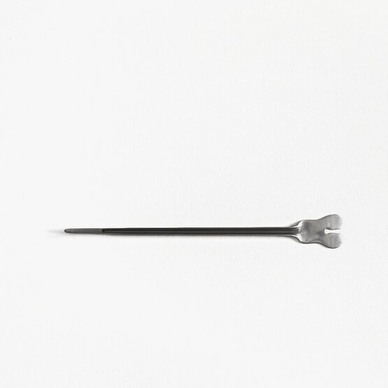 Sonde cannelée - Stylet boutonnée - Nelaton - 16cm 6 1/4