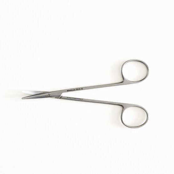 Fijne dissectiesschaar - gebogen - 12cm 4 3/4