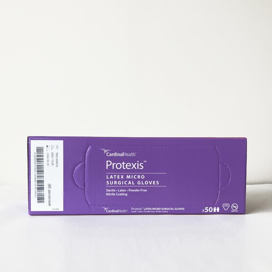 Protexis Latex Micro (=Protegrity) Steriele  poedrervrij chirurgische handschoenen + nitril-coating M8.5/50st.- 2D72NT85X