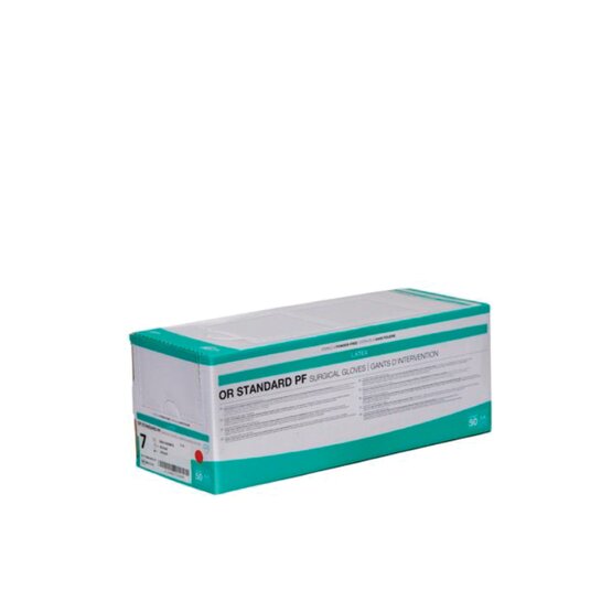 OR Standard  PF Examination glives sterile, latex, Powderfree, size 6.5 / 50 p- MSG7265