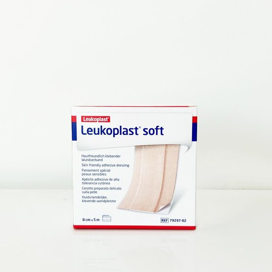 Leukoplast soft [8 cm x 5 m] ( = hansaplast soft ref 234300)- 7929702