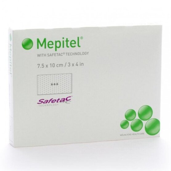Mepitel 7.5 x 10cm Non-adherent soft silicone Wound -Contact Layer- 290710