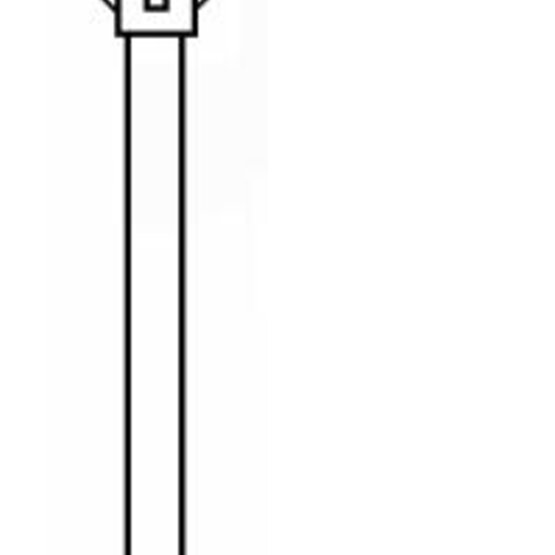 3 Wegkraan met verlengleiding 25cm  Ref 311.0450 / 150st.- 311.0450