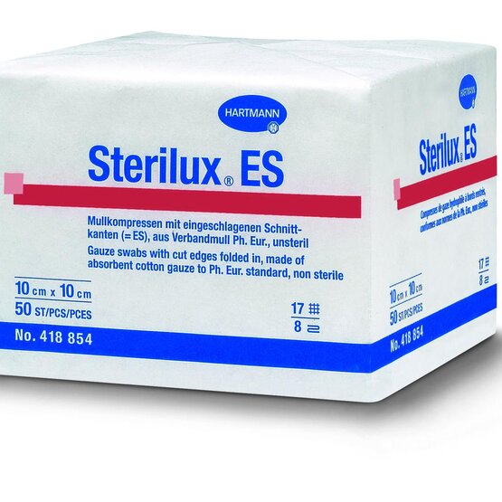 Sterilux ES - Gaaskompressen steriel hartmann ( 30 x 5 ) [10 cm x 10 cm]- 400860