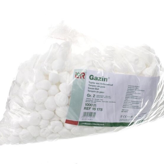 Gazin Tampons non stérile 61   +/- 20 mm /1000 pièces- 15175