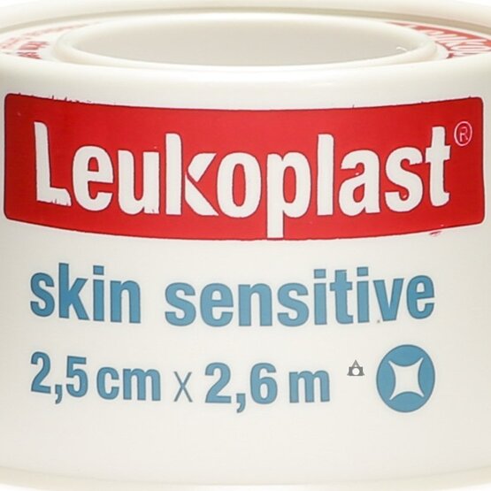 Leukoplast skin sensitive 2.5cm x 2.6m / 12 pièces- 7617301