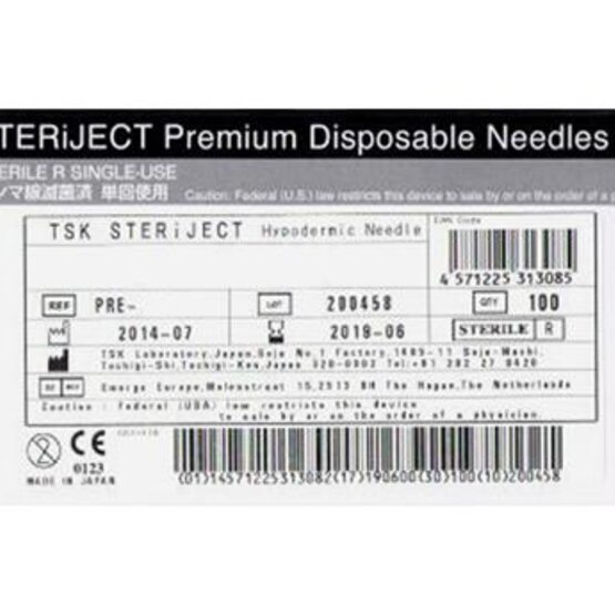 TSK Steriject Premium Hypodermic Naald 32G X 4mm (3/16