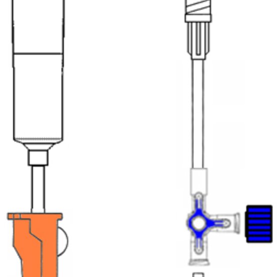 Infuusleiding met luchtinlaat + 3-wegkraan + leiding 20cm + purgeerfilter 175cm- 103.2538