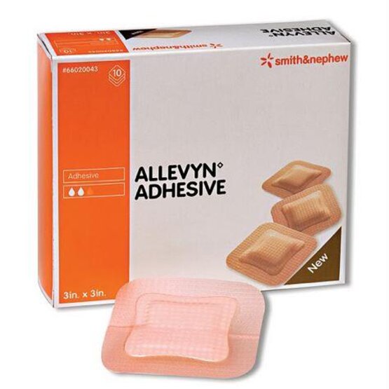 Allevyn gentle Border Lite 7.5cm x 7.5cm / 10pc.- 66800834