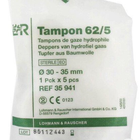 Stella tampons 62 (stérile) (30-35 mm), par 40x3- 35925