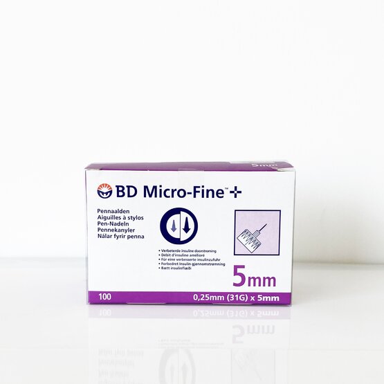 Micro-fine BD Pennaalden 31 G 0.25mm x 5 mm / 100st (vroeger 16129)- 320794