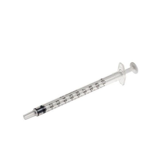 BD Plastipak  syringe 1ml / 120p. *** new packaging***- 303172