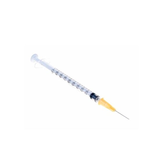 BD Plastipaksyringe 1cc with needle 25G x 5/8 /100p. ( previous code 300014 )- 303175