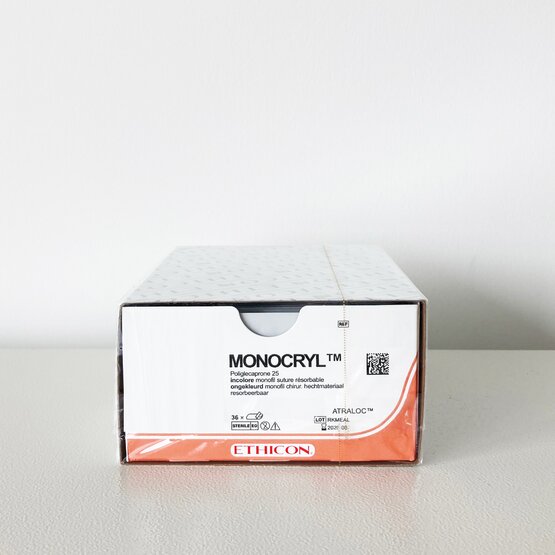 Monocryl Plus 4/0, incolore , 16mm aiguille (PS-3),  70cm (l) fil- MCP3205G