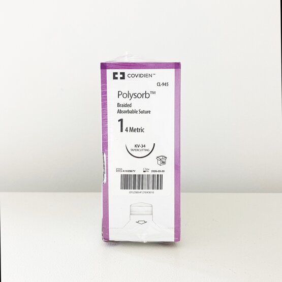 Polysorb 1 90 cm naald violet / 36 st- CL-925