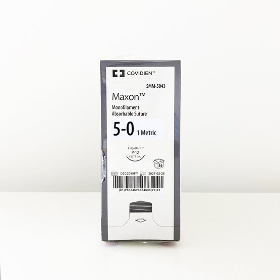 Maxon 5/0 clear, needle 19mm /36p.- 6608-21