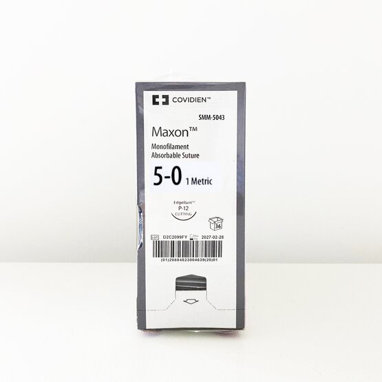 Maxon 5/0  13mm 45cm needle clear 3/8 circle / 36p- SMM-5526