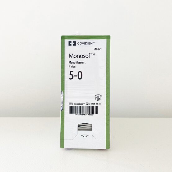 Monosof 5/0   16mm - 75cm - black- SN-761