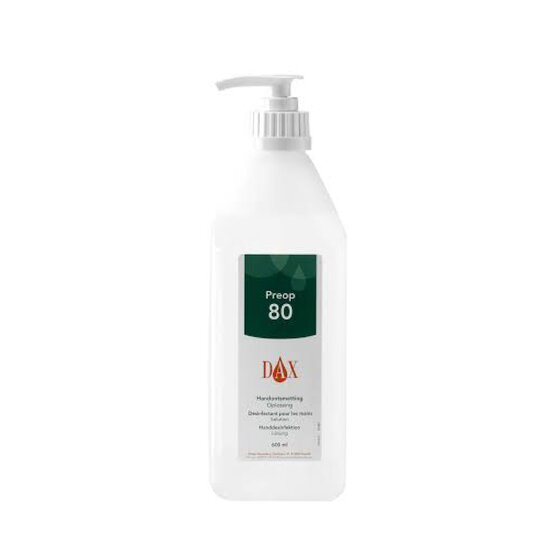 DAX Preop 80 ( chirurgische) 600ml incl pomp = Alco liquid Pro- DAX80PREOP