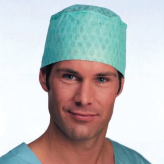 Surgical caps, Extra comfort Molnlycke  / 150 p.  bleu- 42062