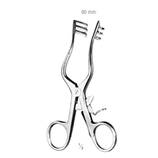 Retractor - Weitlaner-wullstein - blunt  - 13cm 5