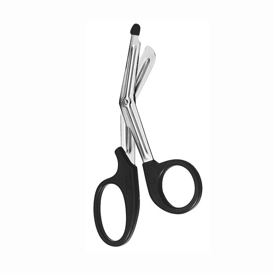 Lister Bandage scissor with plastic handle, black, 18 cm- FRIMED-020-121-180