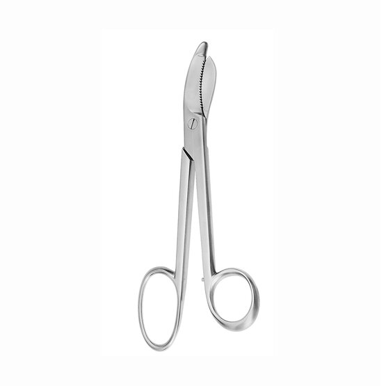 Bandage Scissors - Bruns - serrated - 24cm 9 1/2