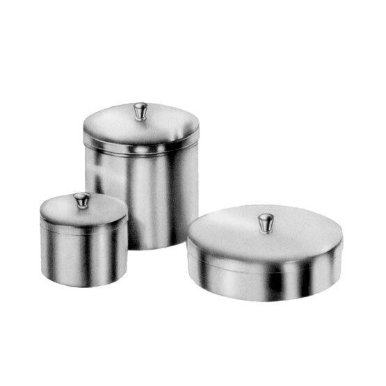 ROUND METAL BOX with lid knob Ø 100 x 100 mm- FRIMED-085-422-100