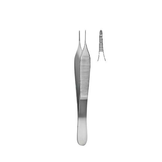 Dressing Forceps - Adson - 12 cm - 4 3/4