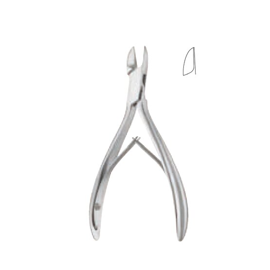 Nail splitter forceps - 13cm  5 1/8- DMS-437813