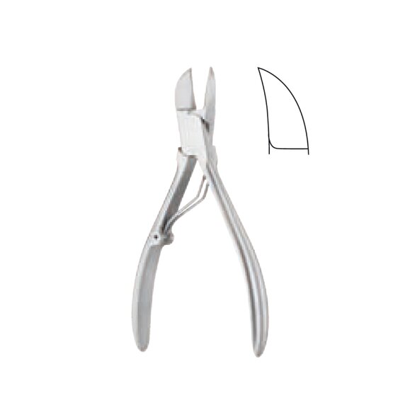 Nail forceps - 13cm  5 1/8- DMS-437313