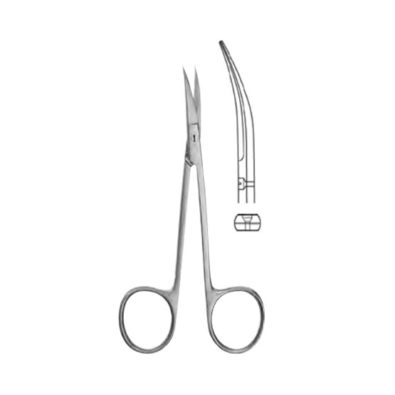 Iris scissors - curved - 10,5cm 4 1/8