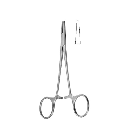 Halsey Needle holder - smooth - 11.5cm - 4