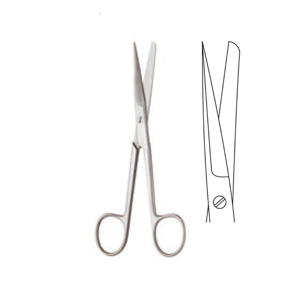 Operating scissors - Deaver - 14cm  5 1/2