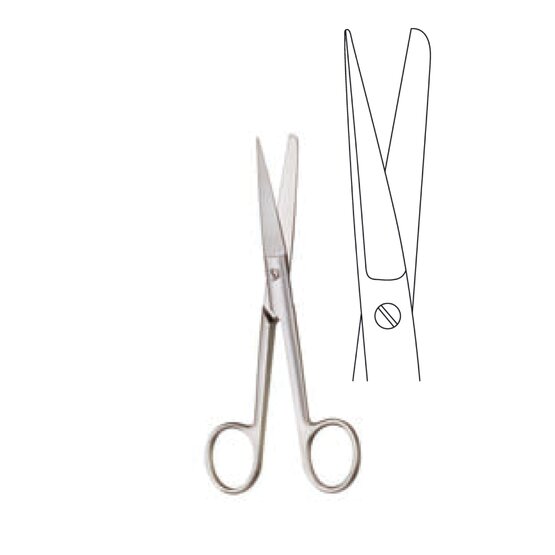 Operating scissors - Standard - 16,5cm - 6 1/2