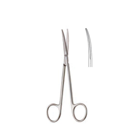 Dissecting scissors -  Metzenbaum-slim - Standard - 14cm  5 1/2