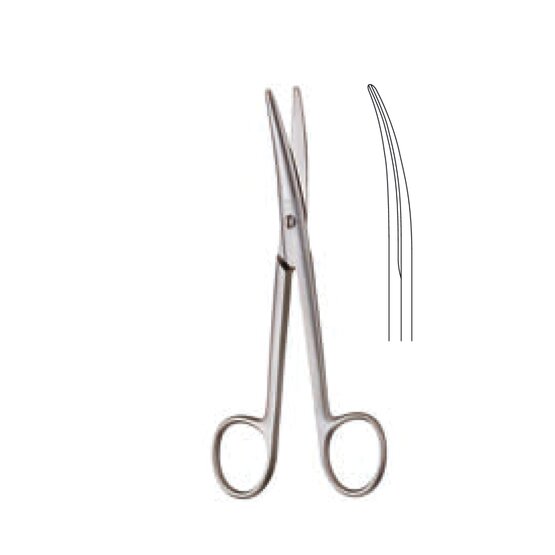 Scissors de dissection - Mayo-stille - Standard - 17cm 6 3/4
