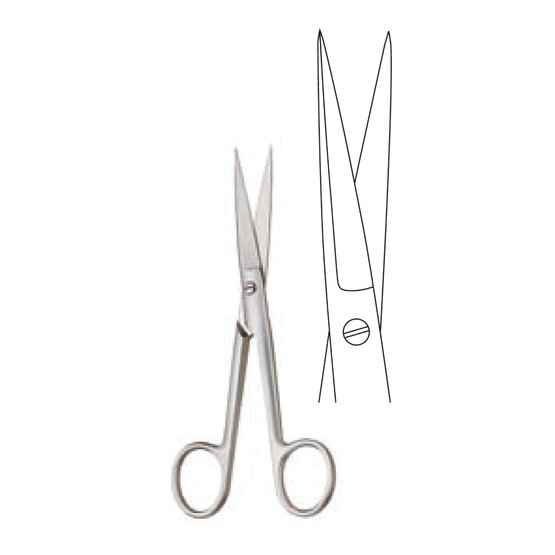 Ciseaux chirurgicaux  -  Standard - 16,5cm 6 1/2