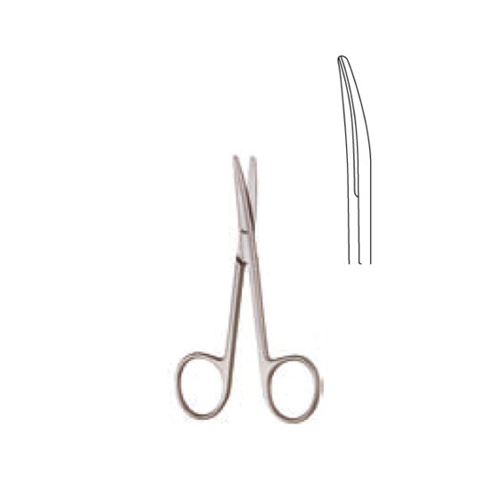 Delicate dissection scissors _ Lexer Baby - HM - 10cm 4
