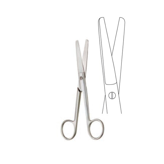 Operating scissors  -  Standard - 1,5 4 1/2