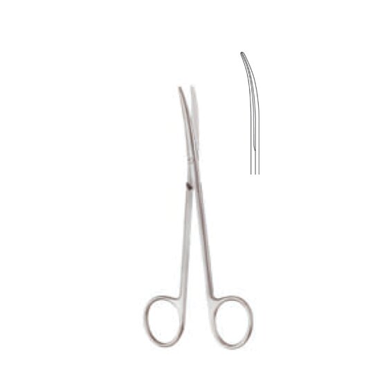 Dissection scissors  -  Metzenbaum - Supercut - 14cm 5 1/2