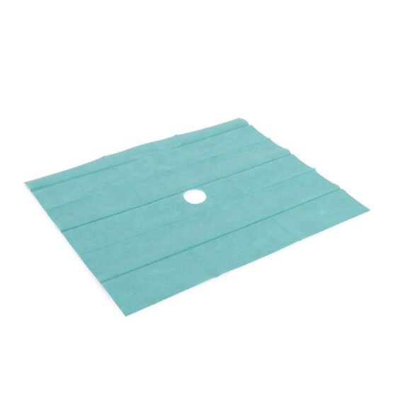 Foliodrape gatlaken - 45 x 75cm met opening Ø 7 cm- 277503