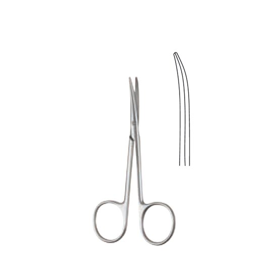 Ciseaux délicats à dissection  - Baby Metzenbaum ciseaux - Standard - 11,5 cm 4 1/2