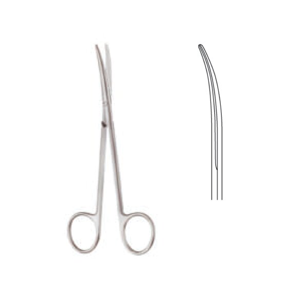 Dissecting scissor - Metzenbaum - Standard  - 14cm 5 1/2