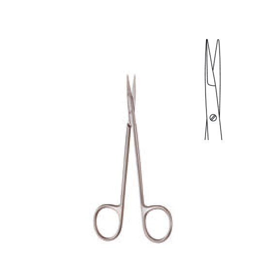 Delicate dissecting scissors - Knapp -Supercut - Sharp - 12cm 4 3/4
