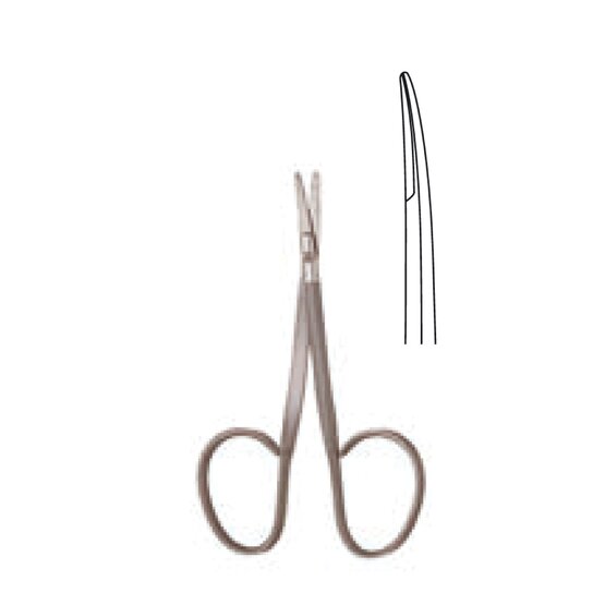 Delicate dissecting scissors - 9,5cm 3 3/4