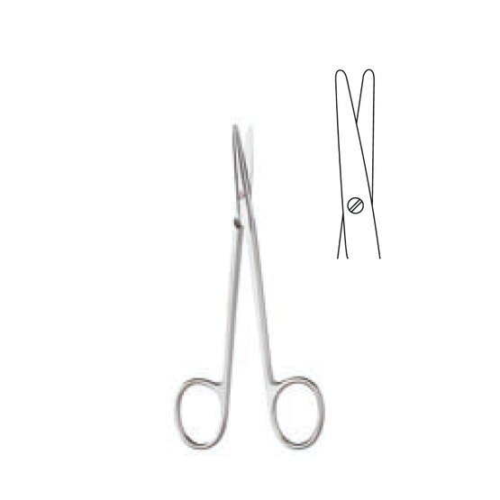 Delicate dissecting scissors - Supercut - 12cm 4 3/4